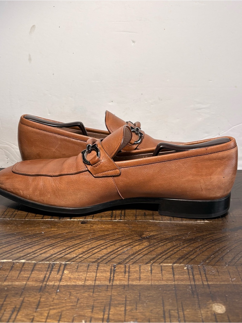 Salvatore Ferragamo Brown Leather Bit Loafers - Picture 5 of 8